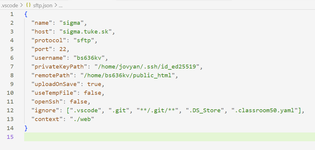 03-2 sftp.json vo VS Code
